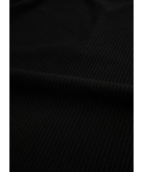 ASON(アズオン)の「WISH RIBBED BUTTON TEE / BLACK(Tシャツ/カットソー・レディース・その他・FREE)」の6枚目の写真