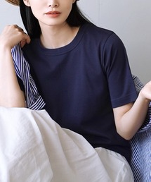 シルキースムースコットン Tシャツ［半袖］