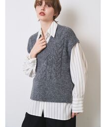 ケーブルベストドッキングシャツ
