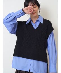 ケーブルベストドッキングシャツ