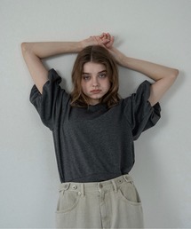balloon raglan sleeve logo sweat / バルーンラグランスリーブロゴスウェット