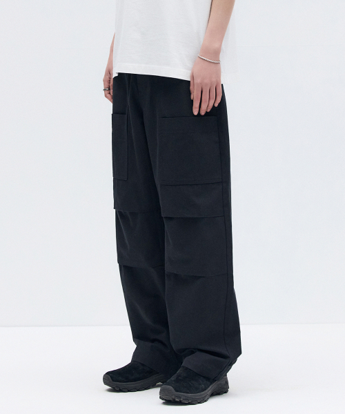 MAISON MINED(メゾンミネド)の「PARACHUTE VELCRO PANTS BLACK(その他パンツ・メンズ・その他・SMALL/MEDIUM/LARGE)」の4枚目の写真