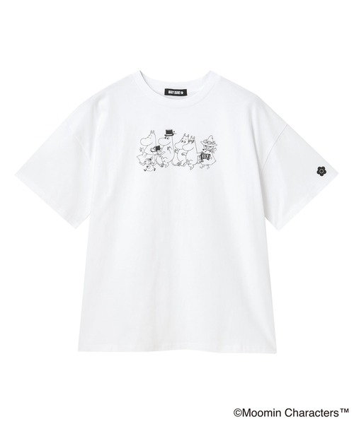 MARY QUANT(マリークワント)の「MOOMIN×MQファミリービッグ Tシャツ(Tシャツ/カットソー・レディース・ホワイト・M)」の2枚目の写真