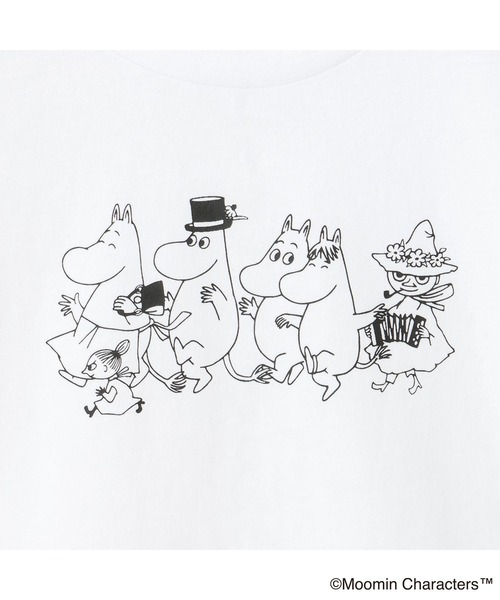 MARY QUANT(マリークワント)の「MOOMIN×MQファミリービッグ Tシャツ(Tシャツ/カットソー・レディース・ホワイト・M)」の4枚目の写真