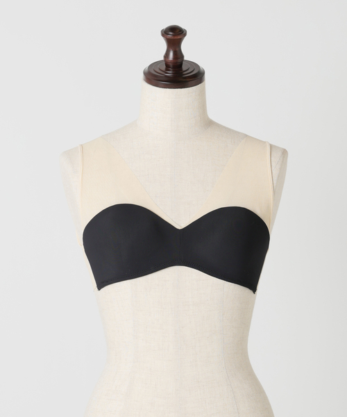 NICENICE MOMENT(ナイスナイスモーメント)の「NICENICE MOMENT/ナイスナイスモーメント MESH FINE STRAP BRA(その他アンダーウェア/インナー・レディース・ブラック/ベージュ/ブラック系その他・38/36)」の13枚目の写真