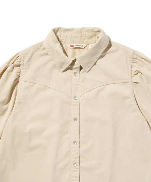 Levi's（リーバイス）の「Levi's/リーバイス ジュナ ウエスタンシャツ（シャツ/ブラウス・レディース・ベージュ・M/S/XS）」の6枚目の写真