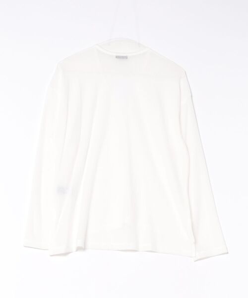 ZUCCa（ズッカ）の「SHEER HERRINGBONE INLAY（カーディガン/ボレロ・レディース・ピンク/ホワイト/ブラック・M size）」の4枚目の写真