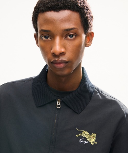 KENZO(ケンゾー)の「KENZO JUMPING TIGER ZIPPED COACH JACKET(ブルゾン・メンズ・ブラック系その他・MEDIUM/LARGE/X-LARGE/SMALL)」の3枚目の写真