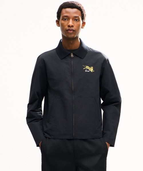 KENZO(ケンゾー)の「KENZO JUMPING TIGER ZIPPED COACH JACKET(ブルゾン・メンズ・ブラック系その他・MEDIUM/LARGE/X-LARGE/SMALL)」の4枚目の写真