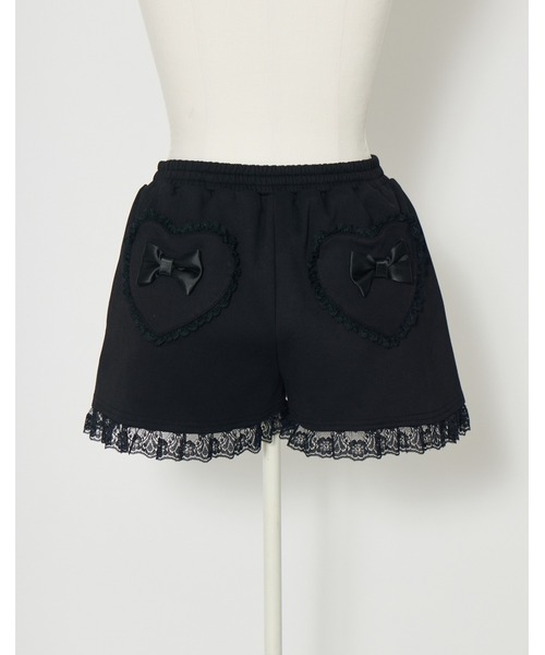 AVENCHUMU(アバンチュウム)の「Lace up & heart pocket short pants(その他パンツ・レディース・ブラック/ピンク/ブラック×ピンク・FREE)」の22枚目の写真