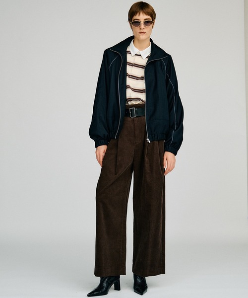 PRANK PROJECT(プランクプロジェクト)の「【2026Autumn Pre-Order】ベルテッドコーデュロイパンツ / Belted Corduroy Pants(その他パンツ・レディース・ピンク/ブラウン/ネイビー・38/36)」の5枚目の写真