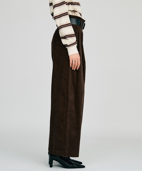 PRANK PROJECT(プランクプロジェクト)の「【2026Autumn Pre-Order】ベルテッドコーデュロイパンツ / Belted Corduroy Pants(その他パンツ・レディース・ピンク/ブラウン/ネイビー・38/36)」の17枚目の写真