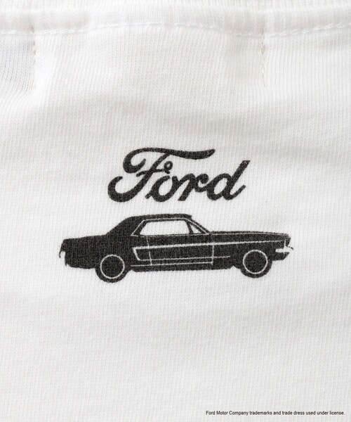 GOOD ROCK SPEED(グッドロックスピード)の「【GOOD ROCK SPEED/グッドロックスピード】マスタングモチーフTシャツ(Tシャツ/カットソー・メンズ・ホワイト/チャコールグレー・L/S/M)」の4枚目の写真