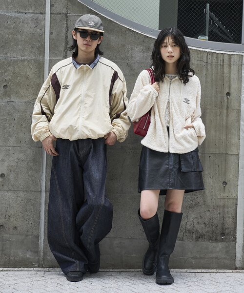 UMBRO(アンブロ)の「UMBRO/アンブロ SP NYLON JKT/別注 ナイロン トラックジャケット(ブルゾン・メンズ・ブラック/オフホワイト/その他15/ブラウン・X-LARGE/LARGE/MEDIUM)」の13枚目の写真
