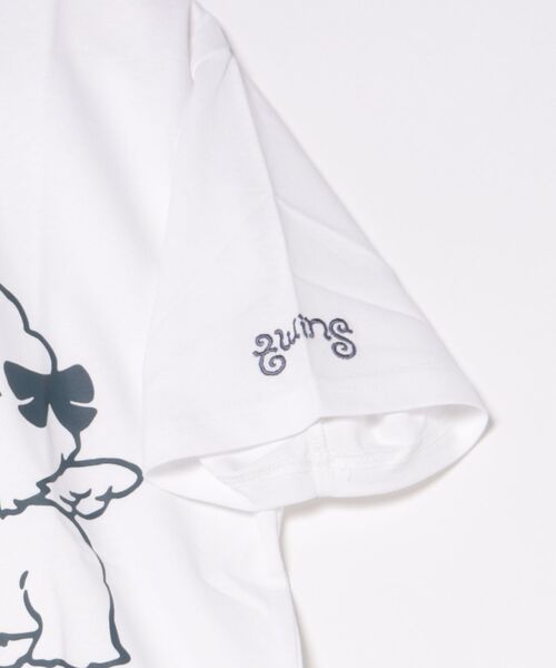 twins(nemne store)(ツインズ)の「twin puppies tee(Tシャツ/カットソー・レディース・Navy/White・SMALL/MEDIUM/LARGE)」の14枚目の写真
