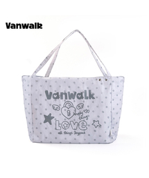 Clover Tote Bag [Ash Blue]