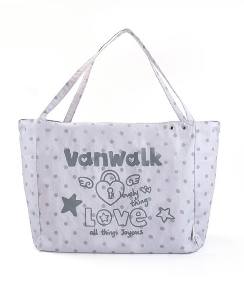 VANWALK（バンウォーク）の「Clover Tote Bag [Ash Blue]（ショルダーバッグ・レディース・インディゴブルー・FREE）」の5枚目の写真