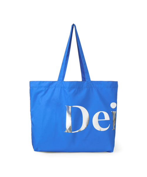 DEINET(ダイニット)の「POINT LOGO SHOULDER BIG BAG IN BLUE(ショルダーバッグ・レディース・その他・FREE)」の1枚目の写真