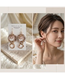 【Espoir et la lune】ダブルリングピアス(MA)