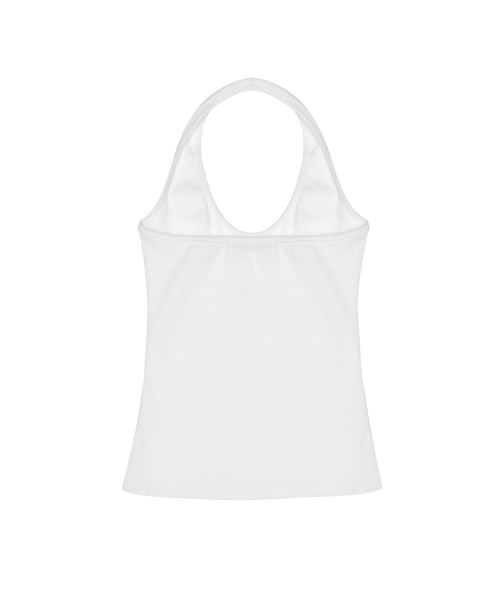 NICK&NICOLE(ニックアンドニコール)の「ESSENTIAL HALTER TOP_WHITE(Tシャツ/カットソー・レディース・その他・FREE)」の2枚目の写真