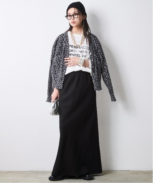 CHIC STYLE(シックスタイル)の「レオパードプリントVネックニットカーディガン<大きいサイズ有>シックスタイル(カーディガン/ボレロ・レディース・ブラウン系/グレー系・L~LL/M/5L~6L/3L~4L)」の22枚目の写真