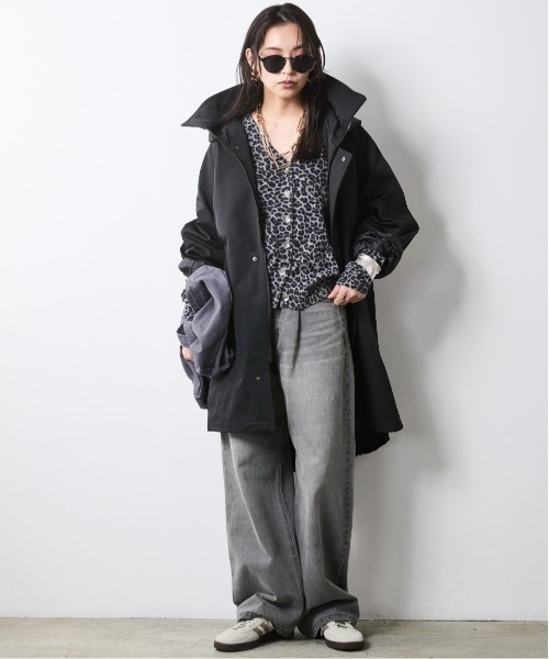 CHIC STYLE(シックスタイル)の「レオパードプリントVネックニットカーディガン<大きいサイズ有>シックスタイル(カーディガン/ボレロ・レディース・ブラウン系/グレー系・L~LL/M/5L~6L/3L~4L)」の15枚目の写真