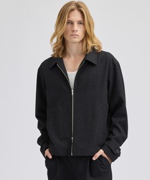 Parts Lab.(�p�[�c���{)�́yParts Lab.�zWool Mix Harrington Jacket / �E�[�����x�[�V�b�N�X�E�B���O�g�b�v(�u���]��)
