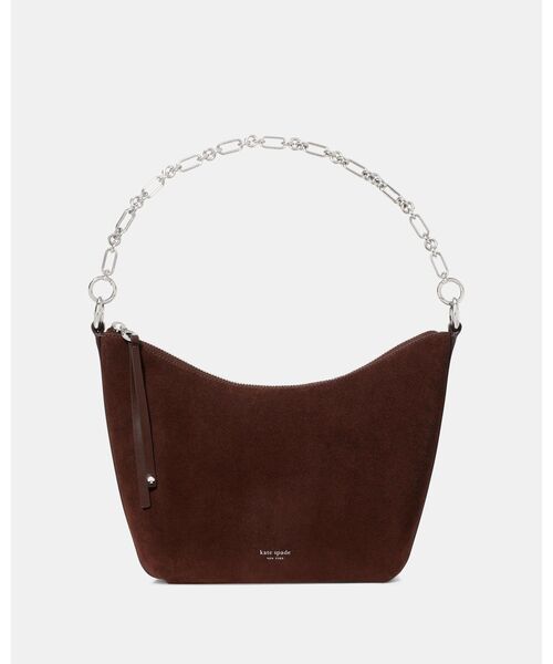 kate spade new york（ケイトスペード ニューヨーク）の「ヘイロー スエード チェーン ショルダー バッグ（ショルダーバッグ・レディース・ブラウン・ONESIZE）」の3枚目の写真