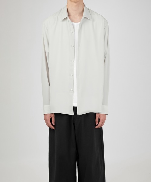 LAD MUSICIAN（ラッドミュージシャン）の「DECHINE COMFORT SHIRT（シャツ/ブラウス・メンズ・ホワイト系/ホワイト/グレー系/ブラック・44/42/46）」の8枚目の写真