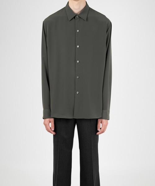 LAD MUSICIAN（ラッドミュージシャン）の「DECHINE COMFORT SHIRT（シャツ/ブラウス・メンズ・ホワイト系/ホワイト/グレー系/ブラック・44/42/46）」の12枚目の写真