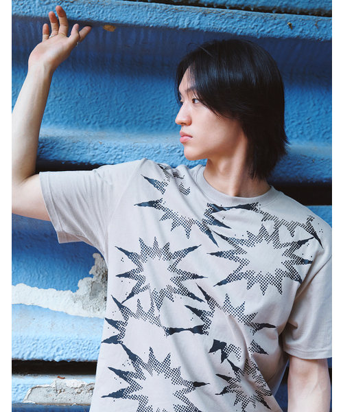 LORES(ロアス)の「Burst S/S Tee - Sand(Tシャツ/カットソー・レディース・その他・MEDIUM/LARGE/SMALL)」の3枚目の写真