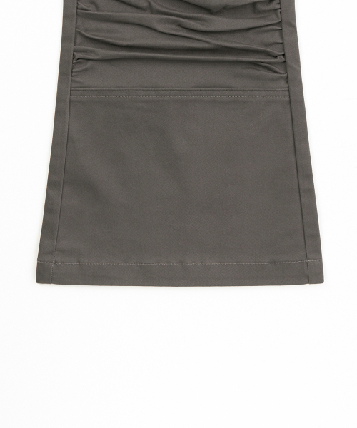 TOFFEE WOMEN(トフィーウィメン)の「Wベルトループシャーリングbootカットパンツ (CHARCOAL)(その他パンツ・レディース・その他・SMALL/MEDIUM/LARGE)」の5枚目の写真