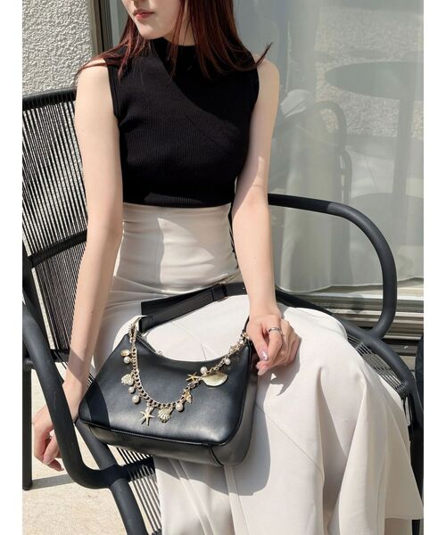 MERCURYDUO(マーキュリーデュオ)の「バックレースアップストレッチマーメイドスカート(スカート・レディース・アイボリー/ブラック・SMALL/MEDIUM)」の7枚目の写真