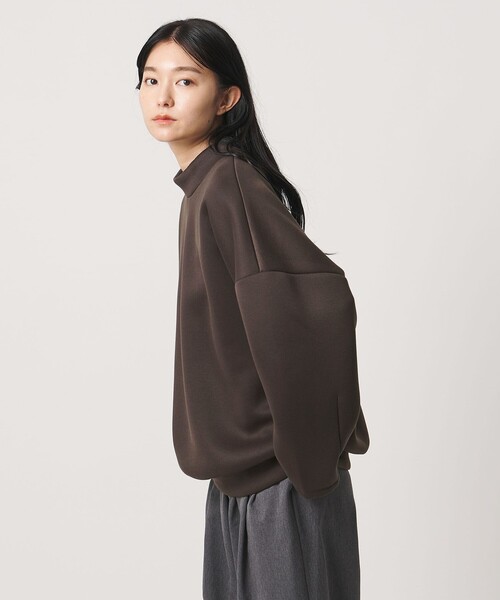 MARW UNITED ARROWS(マルゥ ユナイテッドアローズ)の「<MARW UNITED ARROWS>ボトルネック ダンボール プルオーバー(スウェット・レディース・ブラック/ダークブラウン/ホワイト・FREE)」の5枚目の写真