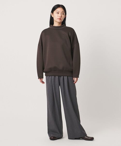 MARW UNITED ARROWS(マルゥ ユナイテッドアローズ)の「<MARW UNITED ARROWS>ボトルネック ダンボール プルオーバー(スウェット・レディース・ブラック/ダークブラウン/ホワイト・FREE)」の6枚目の写真