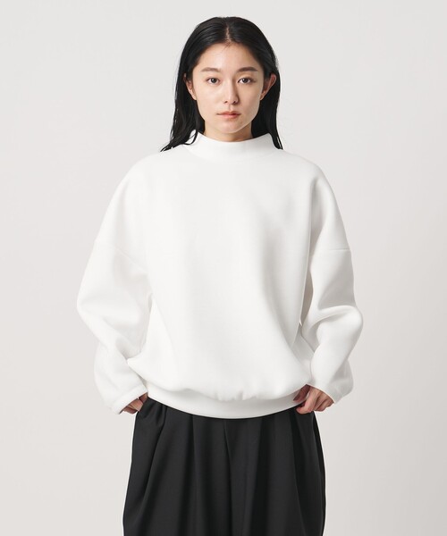 MARW UNITED ARROWS(マルゥ ユナイテッドアローズ)の「<MARW UNITED ARROWS>ボトルネック ダンボール プルオーバー(スウェット・レディース・ブラック/ダークブラウン/ホワイト・FREE)」の7枚目の写真