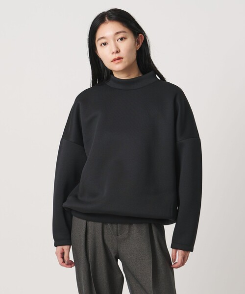 MARW UNITED ARROWS(マルゥ ユナイテッドアローズ)の「<MARW UNITED ARROWS>ボトルネック ダンボール プルオーバー(スウェット・レディース・ブラック/ダークブラウン/ホワイト・FREE)」の10枚目の写真