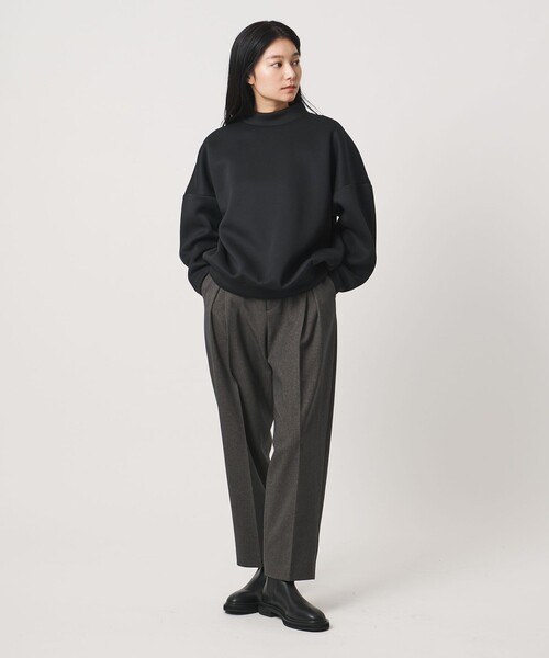 MARW UNITED ARROWS(マルゥ ユナイテッドアローズ)の「<MARW UNITED ARROWS>ボトルネック ダンボール プルオーバー(スウェット・レディース・ブラック/ダークブラウン/ホワイト・FREE)」の11枚目の写真
