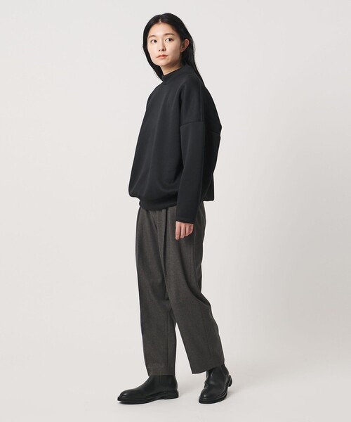 MARW UNITED ARROWS(マルゥ ユナイテッドアローズ)の「<MARW UNITED ARROWS>ボトルネック ダンボール プルオーバー(スウェット・レディース・ブラック/ダークブラウン/ホワイト・FREE)」の12枚目の写真