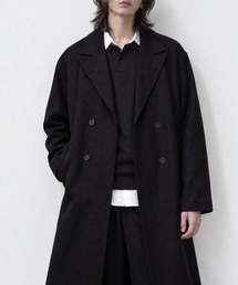 LIGNEL（リグネル）の「【LIGNEL】ウーリッシュツイル ダブルブレスト ロングチェスターコート イージーケア・UVカット<セットアップ対応>（チェスターコート）」