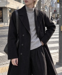 LIGNEL（リグネル）の「【LIGNEL】ウーリッシュツイル ダブルブレスト ロングチェスターコート イージーケア・UVカット<セットアップ対応>（チェスターコート）」