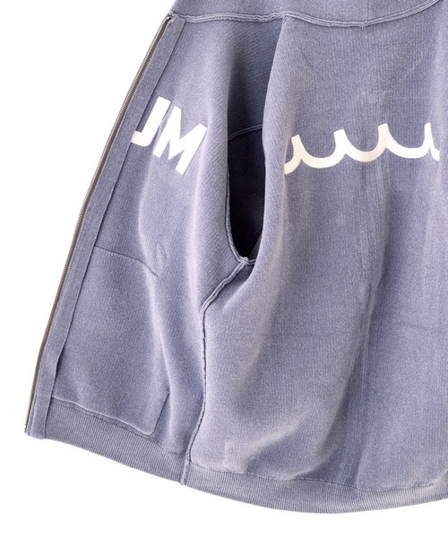 muta marine（ムータ・マリン）の「muta MARINE/ムータ マリン/別注モールニットパーカー（Tシャツ/カットソー・メンズ・グレー/ブラック・7/6/5/8）」の15枚目の写真