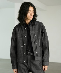 RAGEBLUE（レイジブルー）の「COMPACT SWITCHING DENIM JACKET/コンパクト切り替えデニムジャケット【セットアップ対応】（デニムジャケット）」
