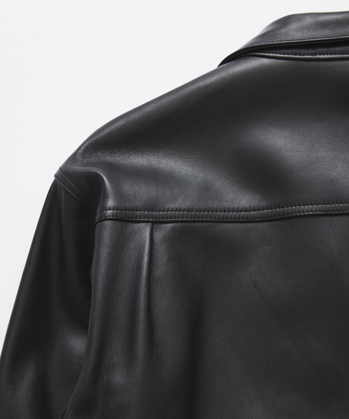 JOURNAL STANDARD(ジャーナルスタンダード)の「シープ レザー トラッカー(ライダースジャケット・メンズ・ブラック・SMALL/MEDIUM/LARGE)」の22枚目の写真