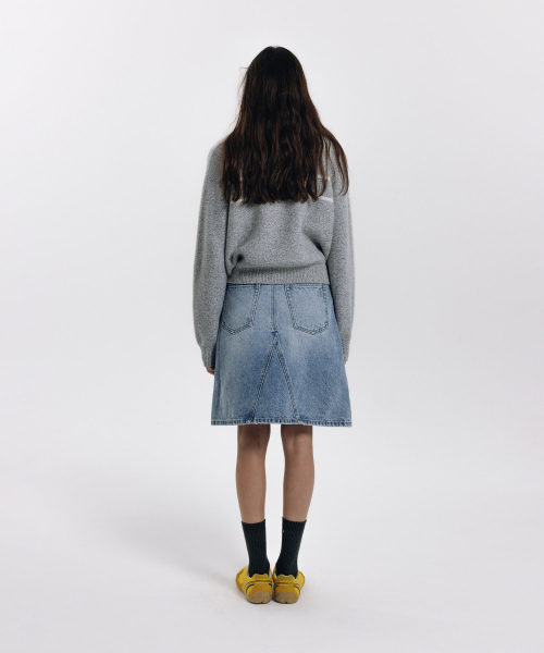 haag(ヘイグ)の「a lined zip-cardigan (grey)(カーディガン/ボレロ・レディース・その他・FREE)」の9枚目の写真