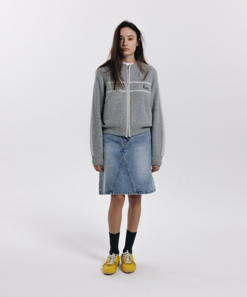 haag(ヘイグ)の「a lined zip-cardigan (grey)(カーディガン/ボレロ・レディース・その他・FREE)」の10枚目の写真