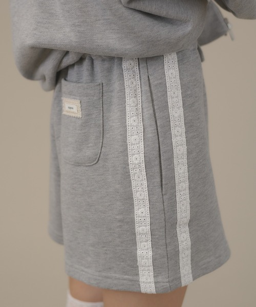 apres jour mignon(アプレジュールミニョン)の「【SETUP着用可能】レース付きショートパンツ(その他パンツ・レディース・ブラック/ブラウン系その他/杢グレー・フリー/LARGE)」の19枚目の写真