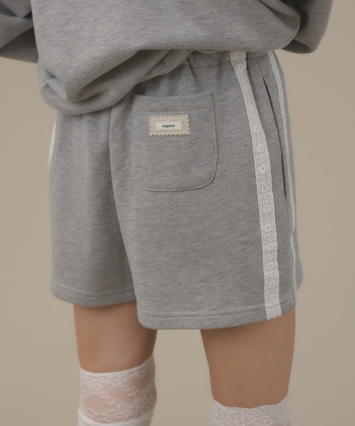 apres jour mignon(アプレジュールミニョン)の「【SETUP着用可能】レース付きショートパンツ(その他パンツ・レディース・ブラック/ブラウン系その他/杢グレー・フリー/LARGE)」の20枚目の写真
