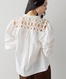 【Dhritië】バックレースブラウス