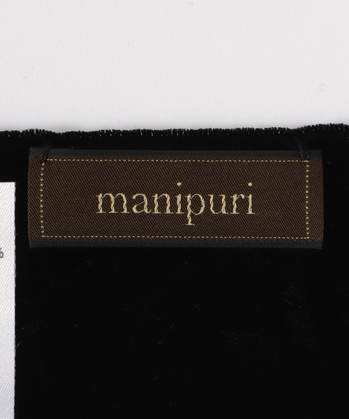 FRAMeWORK(フレームワーク)の「manipuri/マニプリ 別注ベルベットケンサキミニ カレイドバンダナBLACK(バンダナ/スカーフ・レディース・ブラック・FREE)」の5枚目の写真
